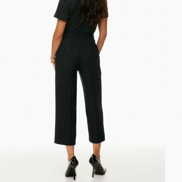 Aritzia Babaton AGENCY CROPPED PANT (Size 6, Black) - Picture 3 of 6